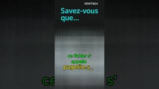 Pourquoi Windows crée pagefile.sys ?
