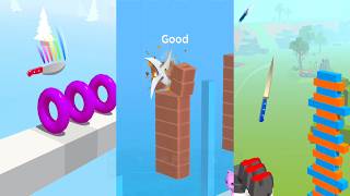 Slice It All | Don't Slice The Cat | Master Slice - All Levels Gameplay Android, iOS screenshot 2