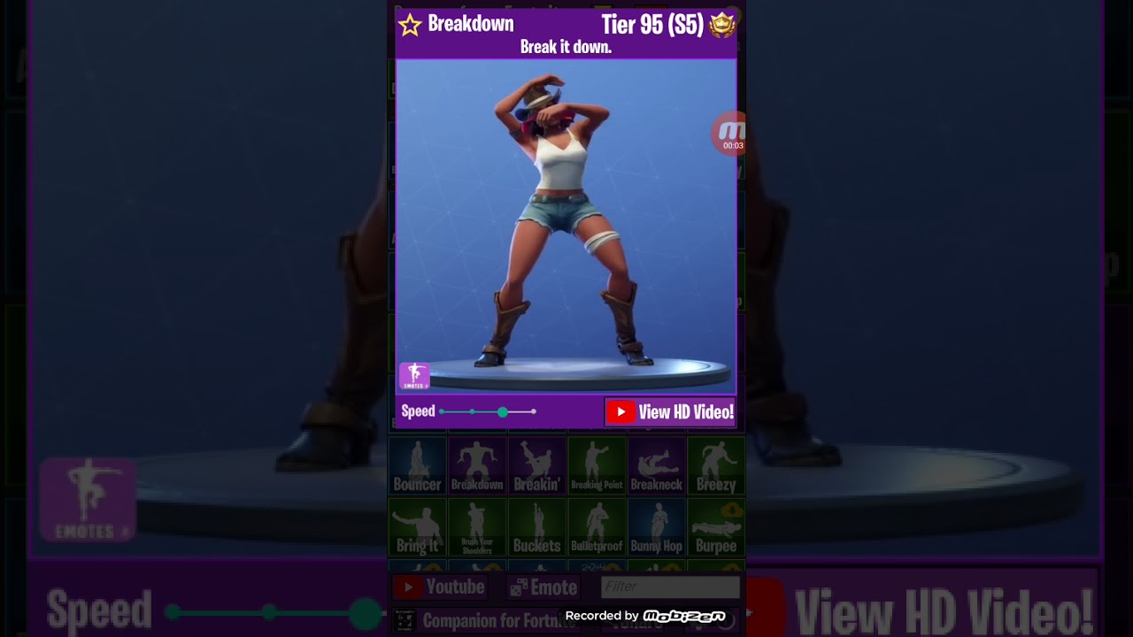 Emote fortnite Breakdown YouTube