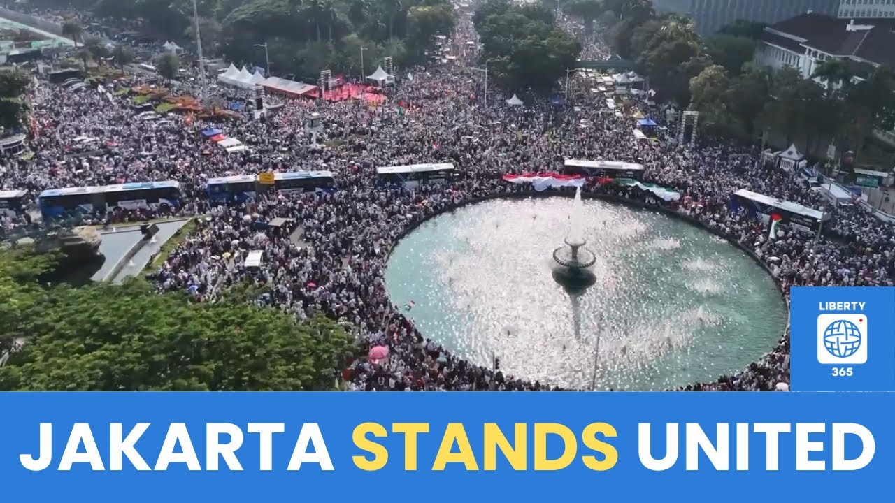 Волна протеста в Джакарте: массовый митинг демонстрирует солидарность с палестинцами в Индонезии