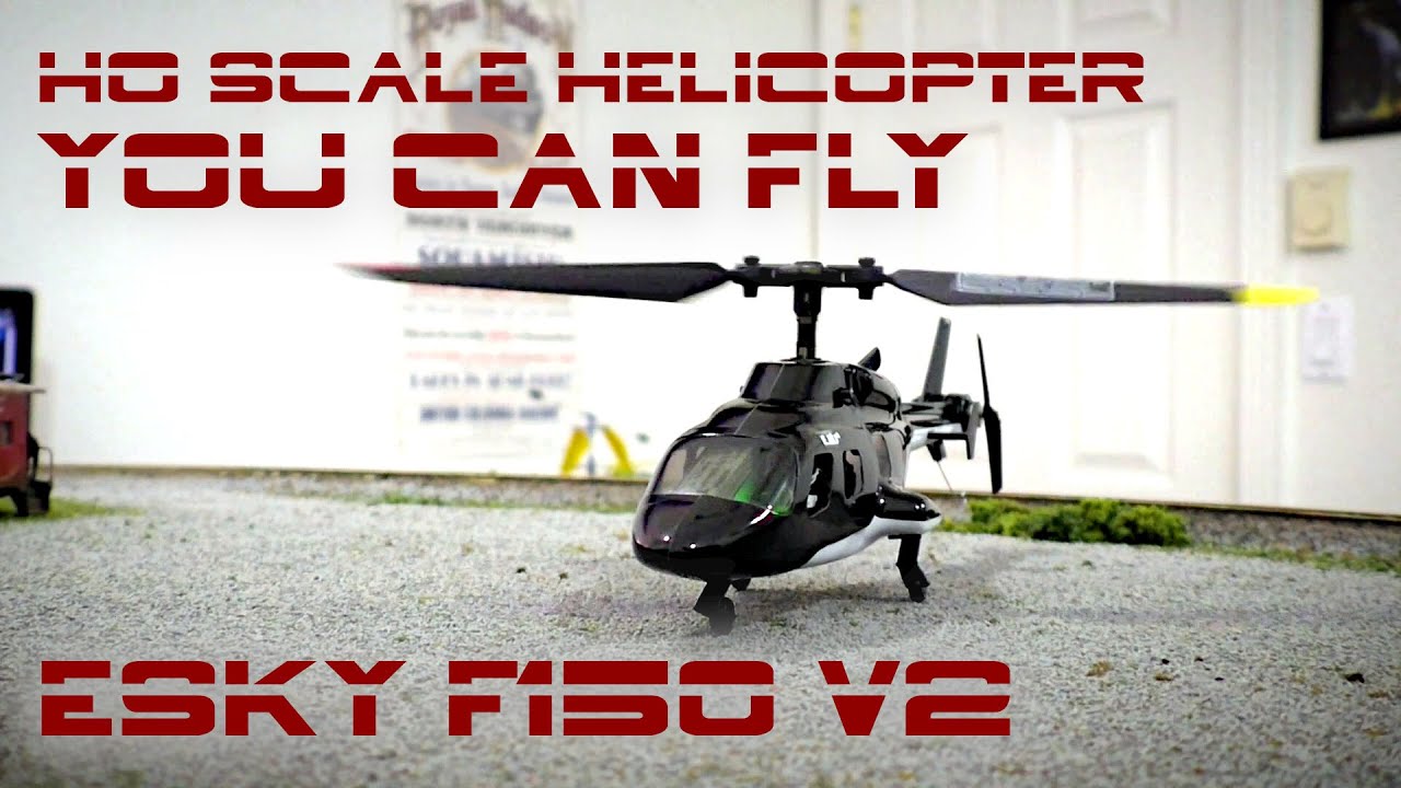 Mode 2 Scale F150 v2 RTF Airwolf Helicopter 