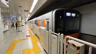 東武50070系51074F 新宿三丁目駅発車