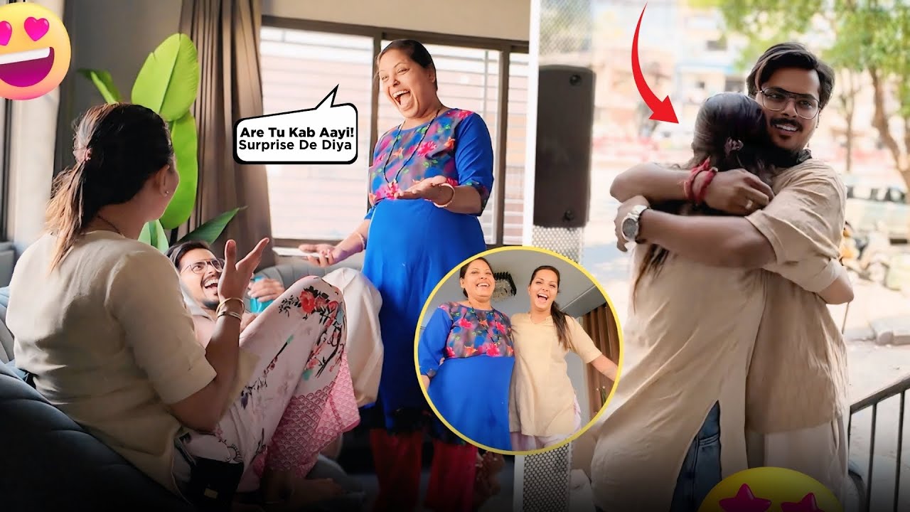 Bhumi Ne Kiya Achanak Aake Surprise & Mummy Ko Hamne Kar Diya Prank 😍❤️ || Sunny Bhavsar Vlogs