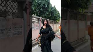 Indian Saree With Black Queen