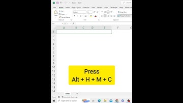 How To Apply Merge & Center in Excel | Merge & Center | #merge #mergeandcenter #excelformula #excel