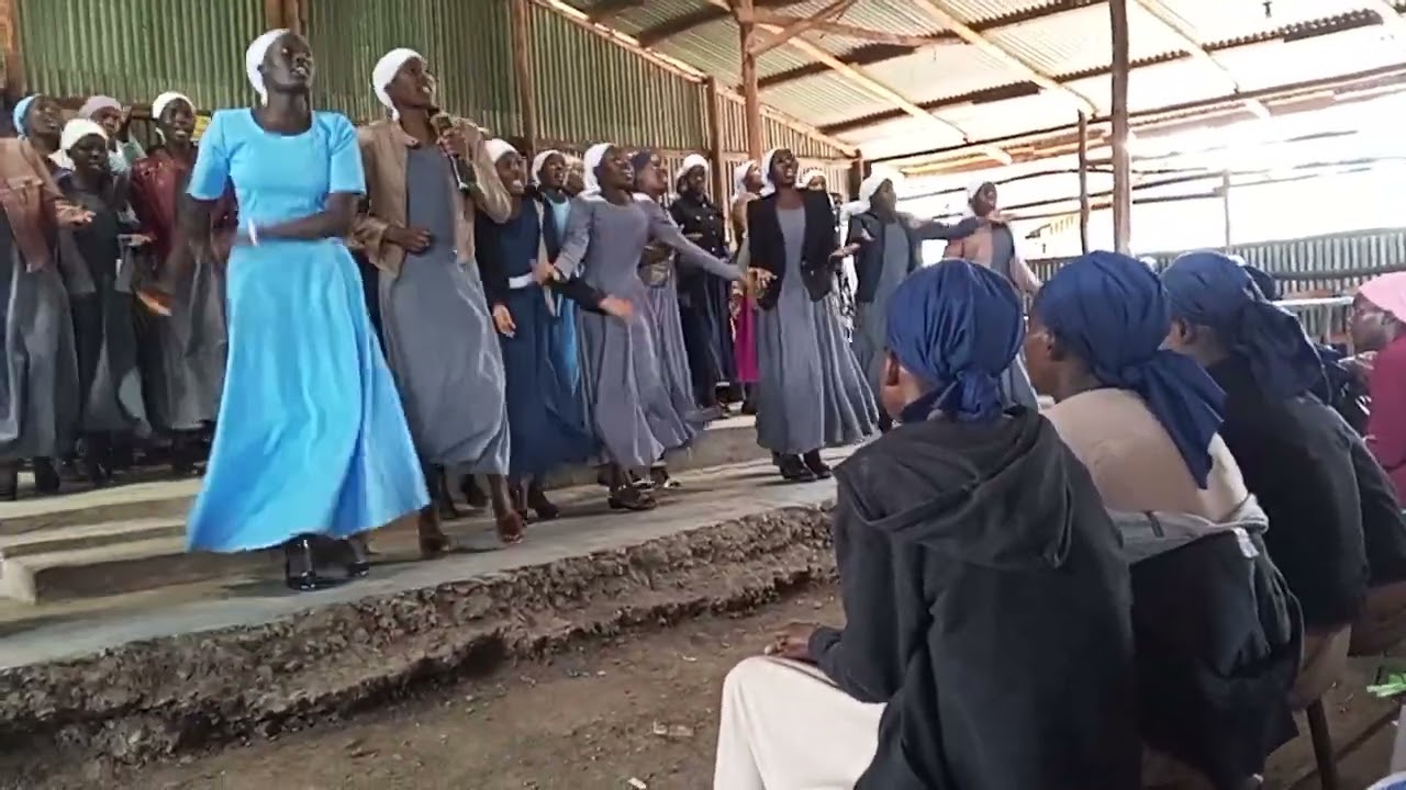 Kabisimba performing live at chebunyo Girls youth meeting 