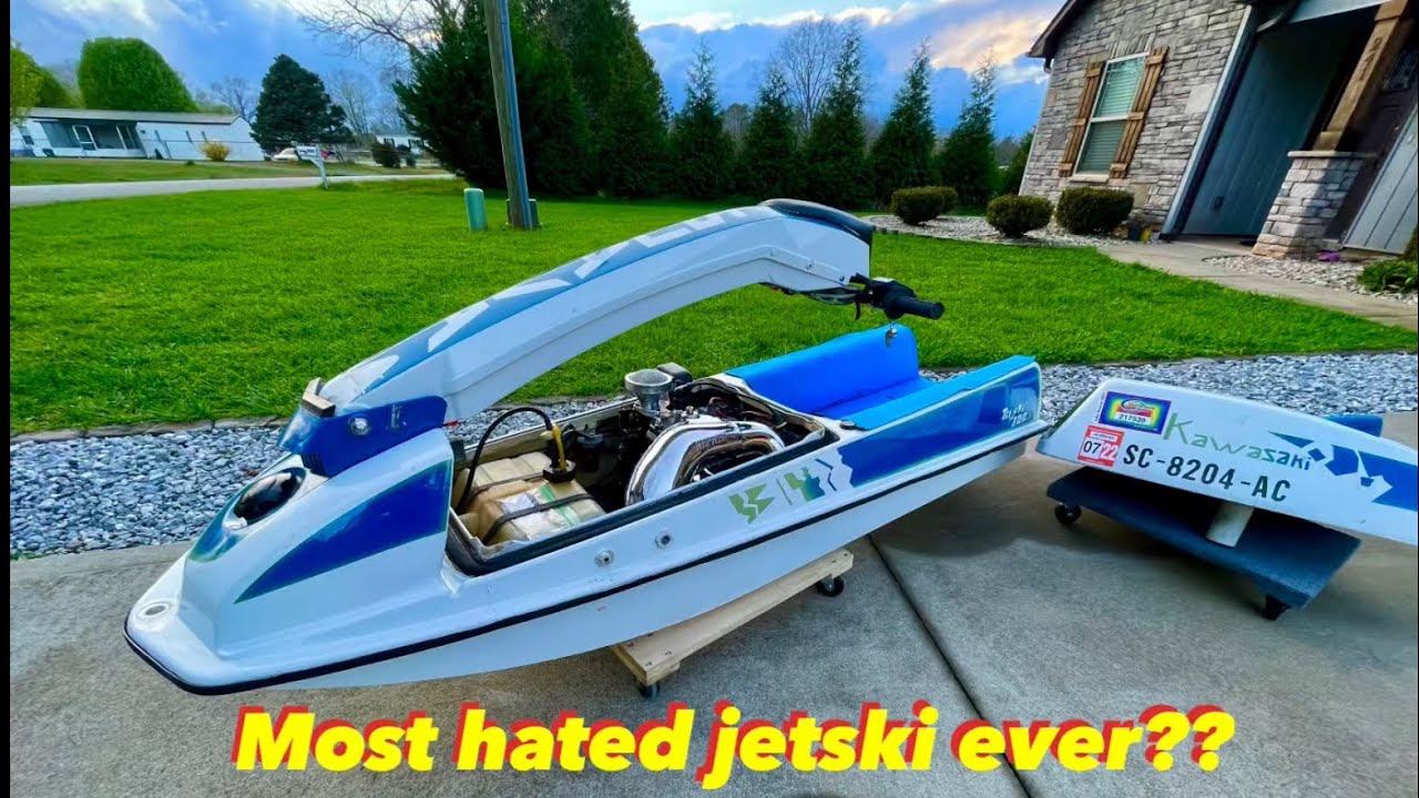 JS300 vintage jetski water test… Most disliked Kawasaki jetski ever