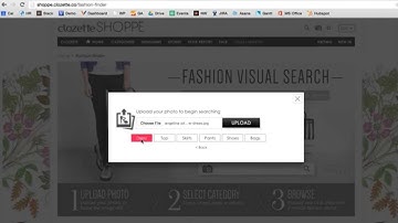 Clozette - Upload Search, powered by ViSenze