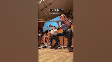 Thumbnail of the most ridiculous mute change in band kid history...
