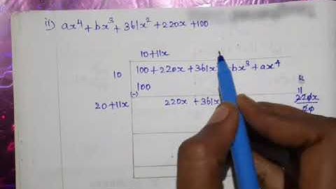 10thmaths |Algebra ||exercise 3.8(2(i,ii))