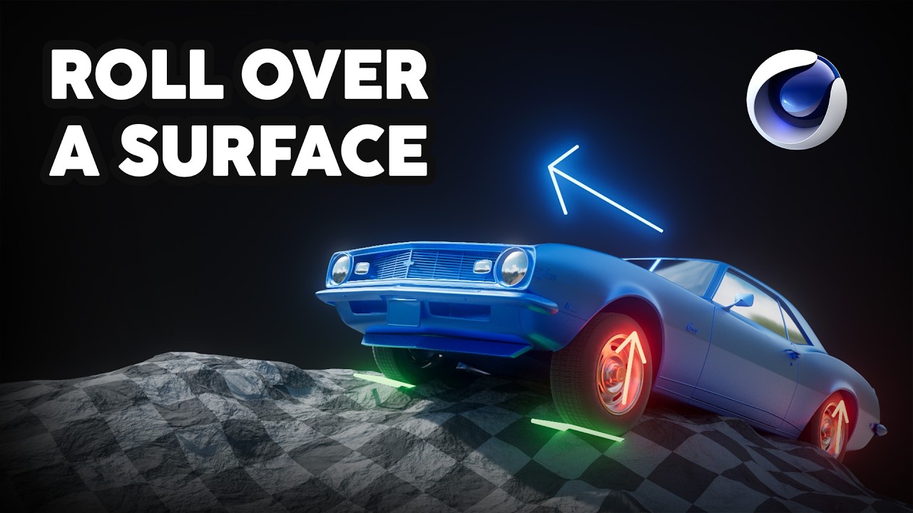 CAR RIG - Roll over a surface | Cinema4D
