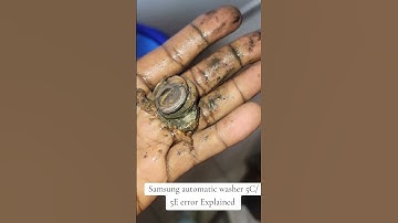 Samsung automatic washer 5C/5E error Explained;Dead pump/blockage. Appliances maintenance experts