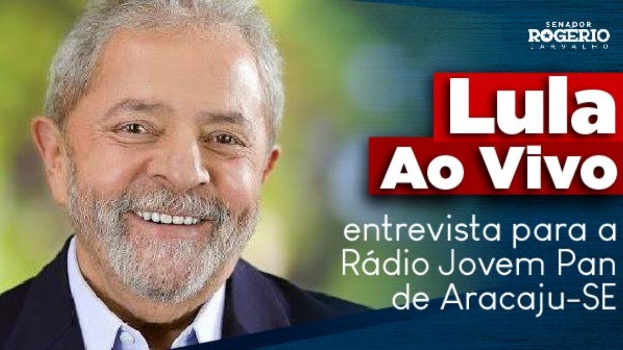 #AOVIVO | LULA NA JOVEM PAN DE SERGIPE - YouTube