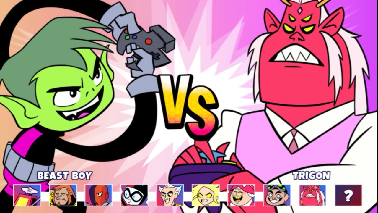 Jump Jousts 2 Beast Boy VS Trigon Teen Titans Go Cartoon network