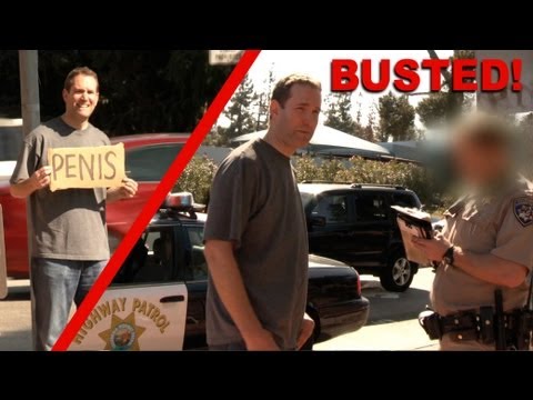 Hilarious Signs Prank (Busted by COPS!)