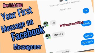 how to see first message on messenger 2018 | Manish Sarkar screenshot 4