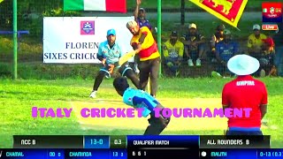 All Rounders vs Ncc b Italy cricket tournament Full Match screenshot 1