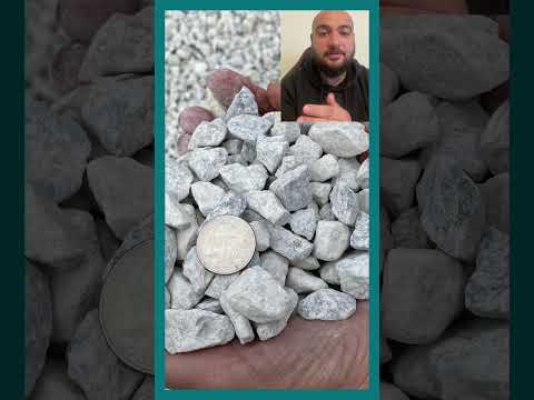 فيديو: الحجر الجيري المسحوق لأعمال البناء