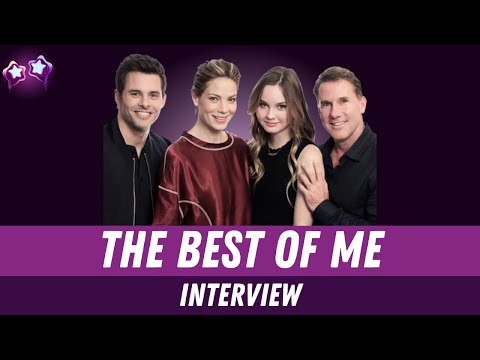 The Best of Me Cast Interview | Nicholas Sparks, James Marsden, Michelle Monaghan & Liana Liberato