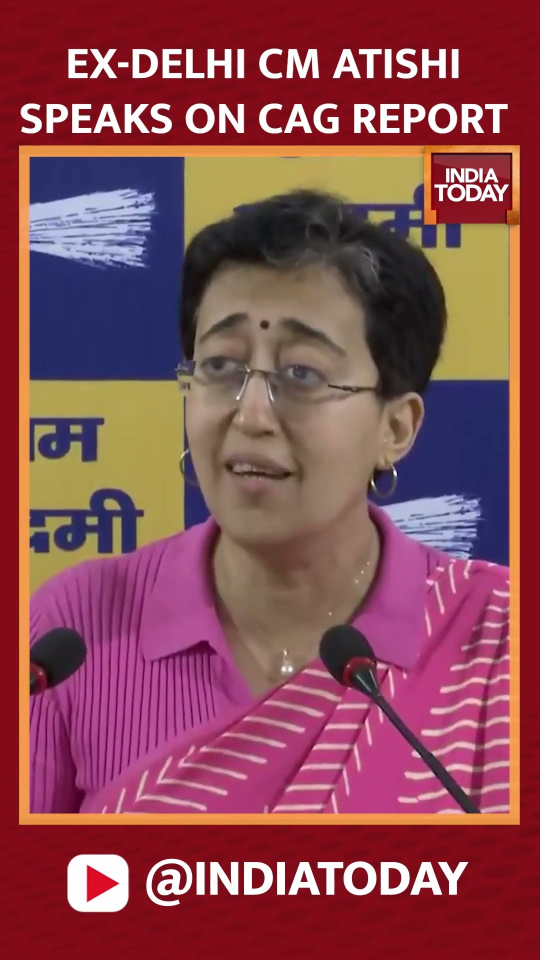 Former Delhi CM Atishi Speaks On CAG Report | India Today