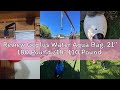 Review Goplus Water Aqua Bag, 21'' 180 Pound /18” 110 Pound Heavy Punching Bag with Adjustable Metal