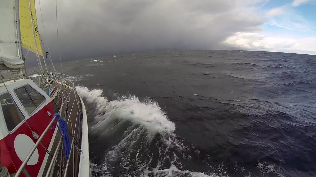 sailing around cape horn on a cruise ship