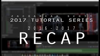 [2017 TUTORIAL SERIES]  2016-2017 recap