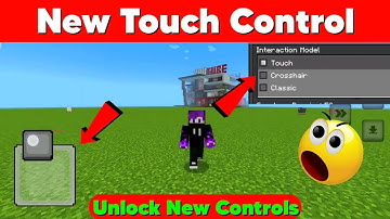 How To Get New Touch Control In Minecraft PE || Joystick New Control In Minecraft
