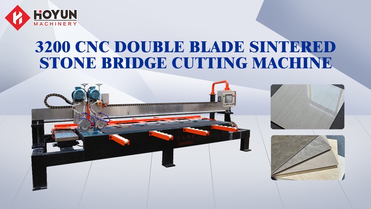Hoyun CNC Automatic Ceramic Tile Porcelain tile Bridge Cutting Machine ...