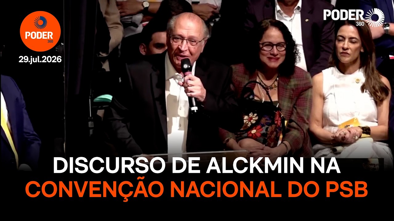 Assista e leia a íntegra do discurso de Alckmin na convenção do PSB