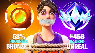 24h pour PASSER de BRONZE à UNREAL ! (Speedrun Fortnite)