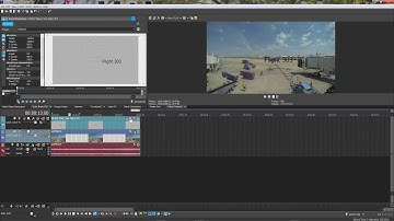 Make text follow an object with the bézier tool in Vegas video editor