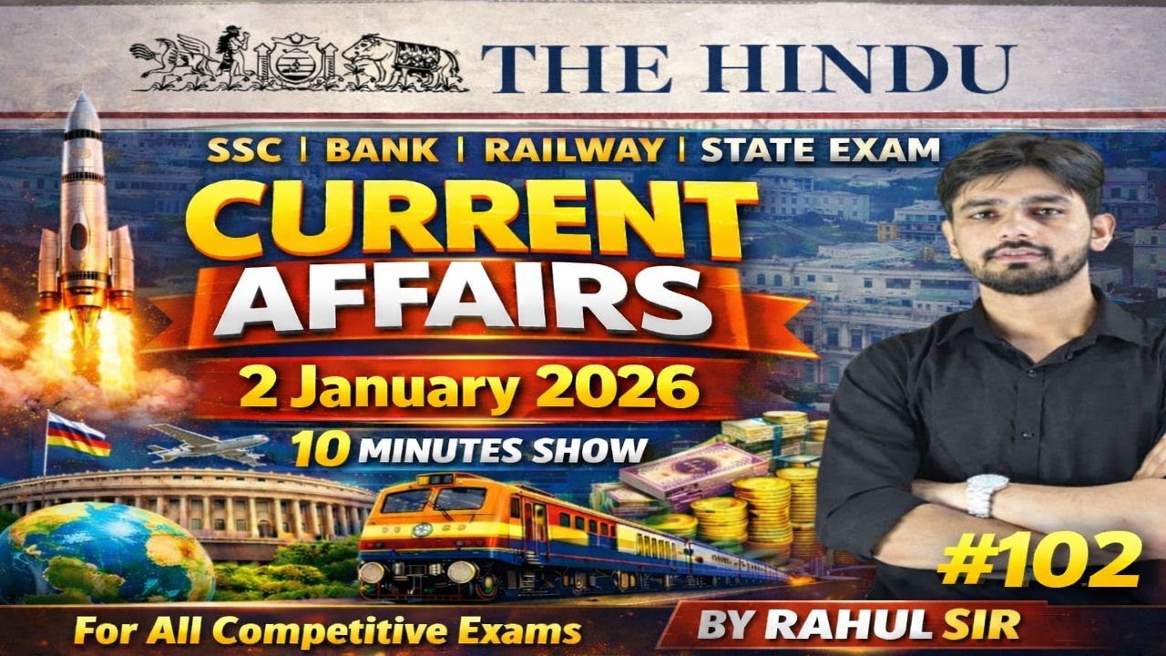 Current Affairs Today | 02 January Current Affairs 2026 | Daily Current ...
