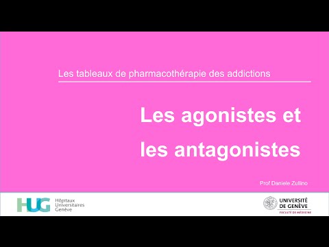 Vidéo: Différence Entre Les Médicaments Agonistes Et Antagonistes