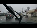 Dash Cam Tours 🚘 Driving on Pico Boulevard in the Rain, Los Angeles, California, USA