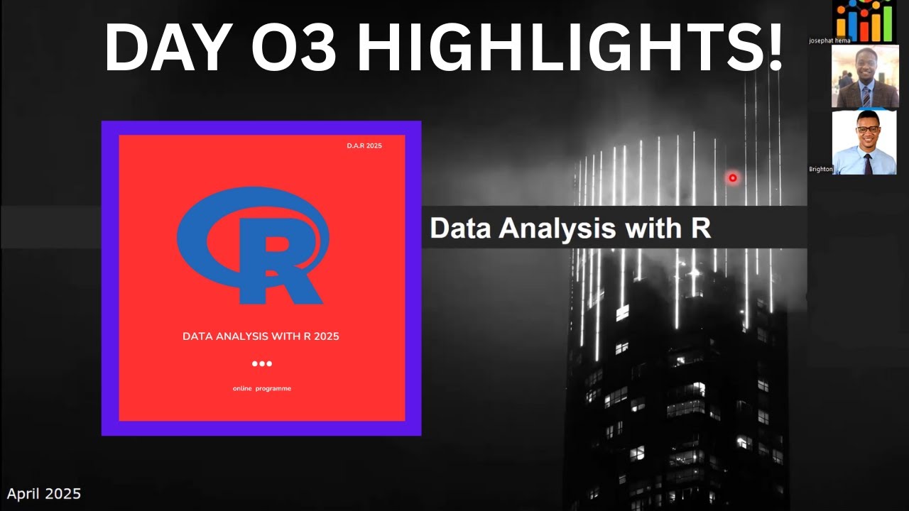 Data Analysis with R - Day 03 Highlights ! - YouTube