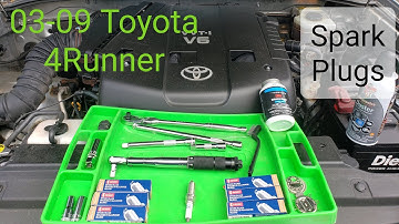 How to Replace Spark Plugs 03-09 Toyota 4Runner