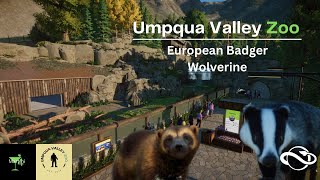 European Badger and Wolverine | Umpqua Valley Zoo| Planet Zoo | Episode 10