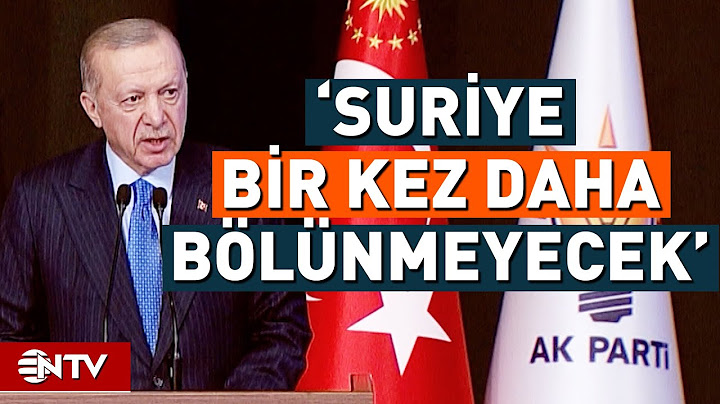 Erdoğan Suriye'deki Son Durumu Değerlendirdi, İsrail'e Sert Sözlerle Tepki Gösterdi | NTV