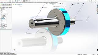 How to design an axel in Solidworks