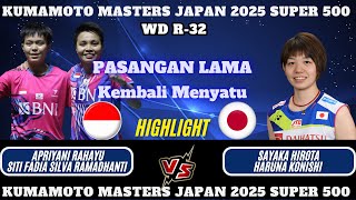 Apriyani Rahayuramadhanti Ina Vs Hirotakonishi Jpn Wd R-32 Kumamoto Masters Japan 2025