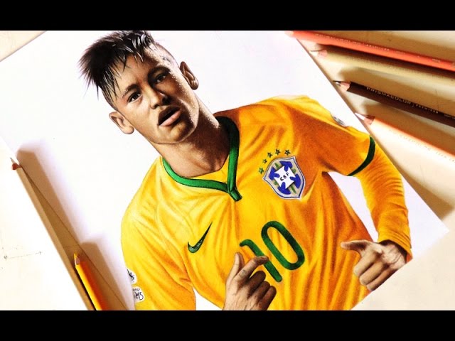 Desenho Realista - Neymar Jr