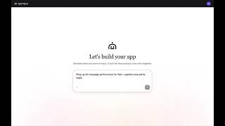AgentSpot for Marketing - Campaign Performance App