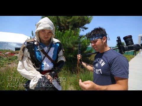 Behind The Scenes - Assassin's Creed 4 Parkour at Comic-Con