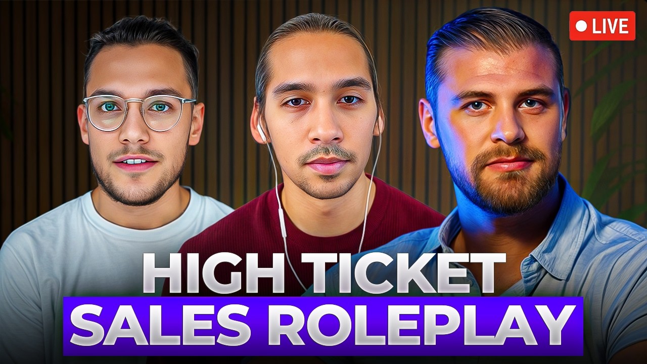 Sales Roleplay - AI Scaling Offer With $1M/mo Trainer [LIVE]