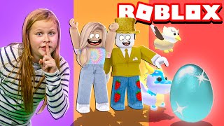 Assistant Opens Her Diamond Egg while Playing Roblox Adopt Me