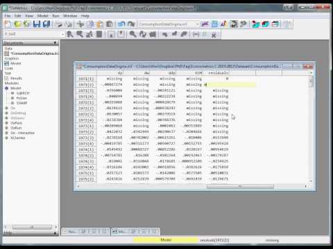 6  Changing variables in Database or editing residuals