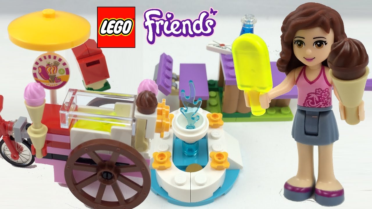 lego friends olivia's ice cream bike