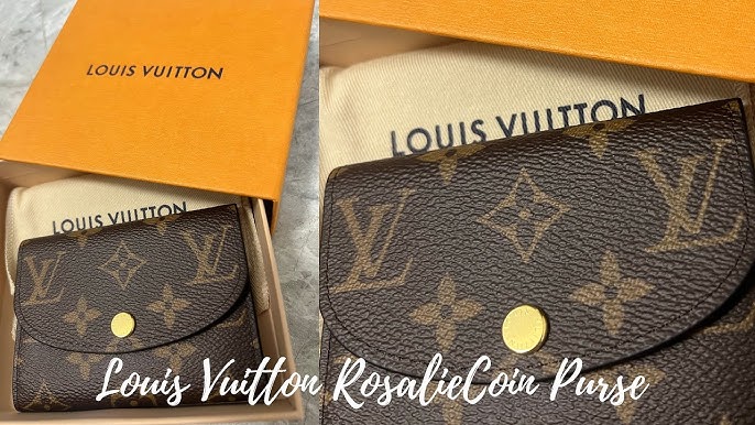 LOUIS VUITTON ROSALIE COIN PURSE; in-depth review and sharing what fits  inside