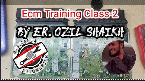 Ecm Training Class-2| About power section 2 with injector ic supply (40005) | ignition and main, gnd